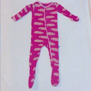 Kickee Pants ruffled footie